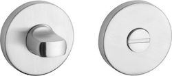 Πομολο Μπουτον Ενδειξη Wc Finetto Στρογγυλη Inox 243-031azk02sn