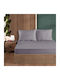 First Choice Сет Чаршафи с 2 Калъфки Кралица с Ластик 160x200см. Лавандула 3бр