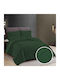 Pucioasa Σετ Κουβερλί Υπέρδιπλο Dark Green 230x250cm 3τμχ