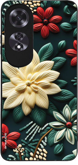 Sonique 3D Flower Series Case Oppo A60 Green