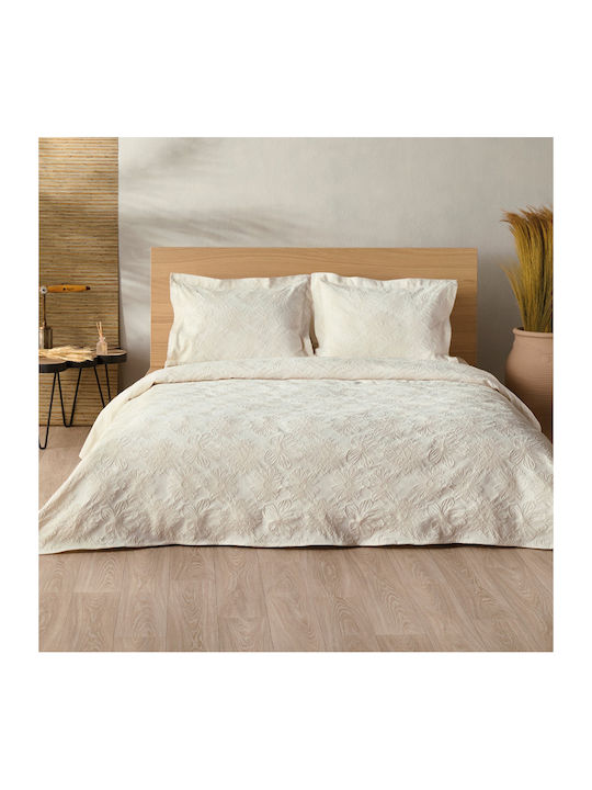 Kentia Odyssy Κουβέρτα Υπέρδιπλη 230x260εκ. Εκρού