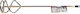 Yato YT-5491 Mischpaddel Mörser Hex 100x600mm