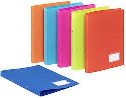 A4 Binder Feel Easy Label 2 Rings 2.5mm Spine Pp 602414 Viquel 3135256024146 Nibs Red