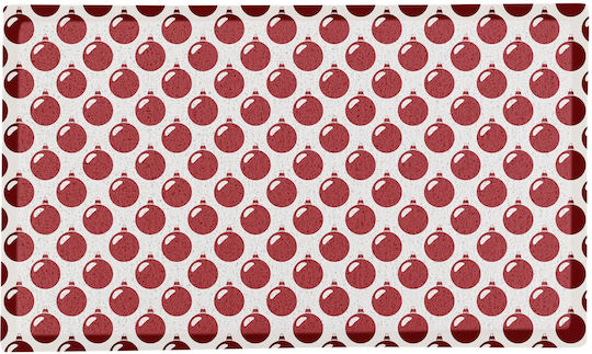 Artsy Mats Covor de Intrare Bauble Pattern Roșu 70x40buc