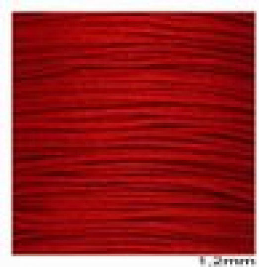 Glänzende Jade-Schnur A 1,2 mm 10 Meter Rot