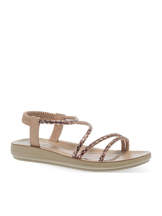 Parex Women's Flat Sandals Rose Gold
