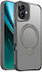 Etteri Back Cover Silicone / Plastic Gray (iPhone 16 Plus)