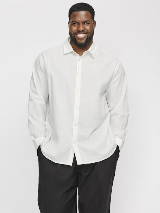 Jack & Jones Дълъг ръкав Риза White