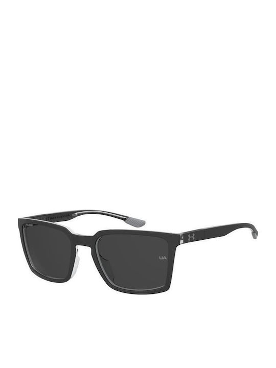 Under Armour Unisex Sunglasses with Black Plastic Frame and Black Lens UASPORTATE-7C5M9-57