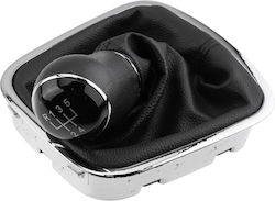 NTY Buton schimbător viteze cu mâner pentru Volkswagen Polo 2009-2018 Negru