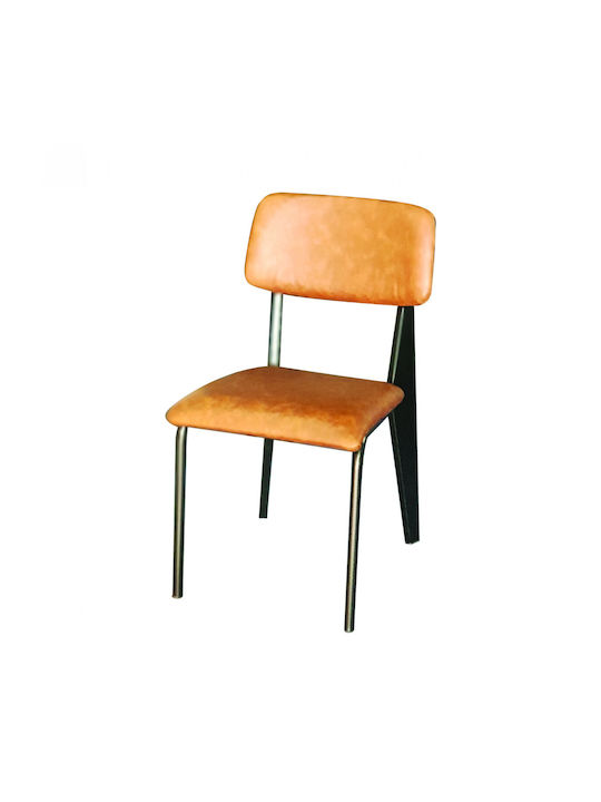 Stühle Speisesaal Orange 1Stück 46x49x82cm
