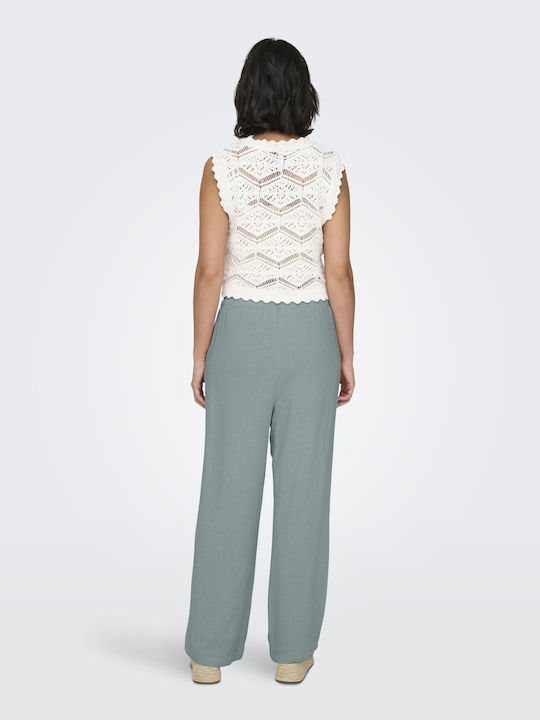 Only Women's Fabric Trousers Pink