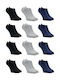 Herren Socken Mehrfarbig 12Pack