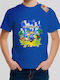 Παιδικό T-shirt Μπλε Minecraft