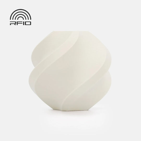 Bambu Lab Bambu PLA 3D Printer Filament 1.75mm Bone White 1kg 1τμχ (Refill)