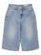 Γυναικείο Τζιν Ψηλόμεσο Σορτς Light Blue Denim
