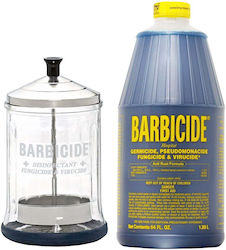 Barbicide Konzentrat Desinfektionsset 2 L + 750 ml Behälter Desinfektion von Maniküre- und Pediküre-Werkzeugen
