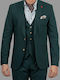 Herrenanzug mit Weste Green