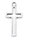 Panora Herren Kreuz aus Silber mit Schnur