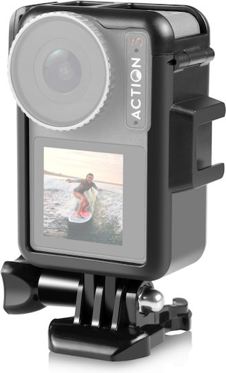 Puluz Vertical Plastic Protective Frame Dji Osmo Action Pro 5 4 3 Black
