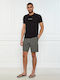 Emporio Armani Men's Summer Pajamas Set Black