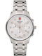 Swiss Alpine Military by Grovana Women's Watch Chronograph with Silver Metal Bracelet