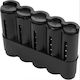 Plastic Portable Coin Holder with 5 Number of Spit 8.2x12.5cm Coin holder