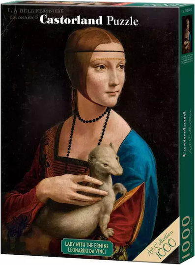 Smarton Puzzle 1000 Piese Doamna cu Hermină Colecția de Artă Leonardo Da Vinci