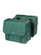 Basil Double Bicycle Rack Bag Green