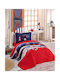 Clasy Home Σετ Παιδικό Κουβερλί Μονό με Μαξιλαροθήκη Πολύχρωμο 160εκ.