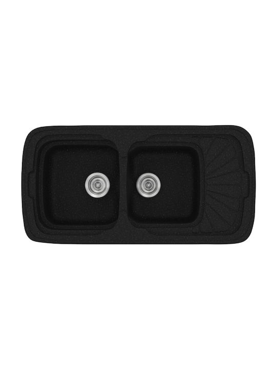 Sanitec Classic Drop-In Sink Synthetic Granite ...