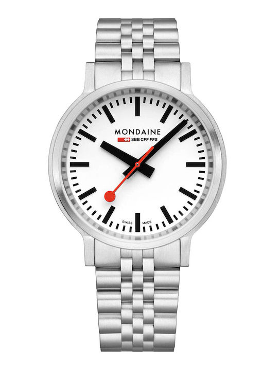Mondaine Часовник с Механизъм с Батерия Mondaine Часовник с Механизъм с Батерия