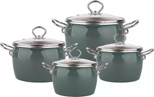 La Bonita Set De Vase De Gătit Din Oțel Inoxidabil 8 Piese