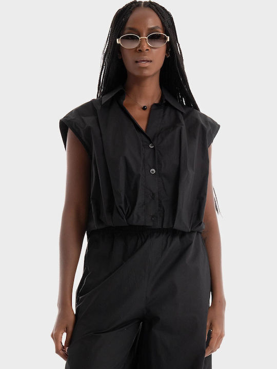 Shirt Women's Long Sleeve Shirt Black