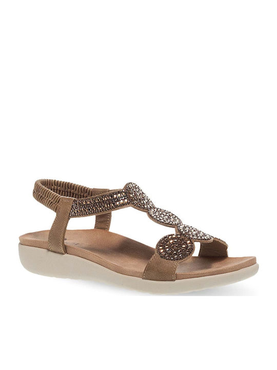 Parex Women's Flat Sandals in Brown Color