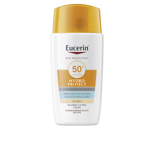 Eucerin Sun Protection Hydro Protect Αντηλιακή Λοσιόν Προσώπου SPF50+ με Χρώμα Light 50ml