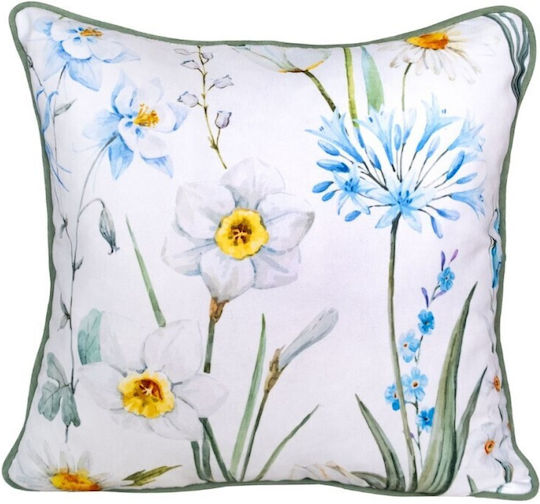 Lenjerii Deosebite Μαξιλαροθήκη Spring Flowers 45x45εκ.