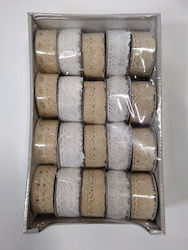 Polsirhurt Decorative Lace Ribbon 3cmx3m White Ecru H021 4591237 5902557412624 Polsirhurt Decorative Lace Ribbon 3cmx3m White Ecru H021 4591237 5902557412624
