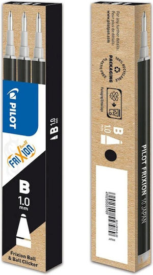 Pilot Frixion 3 Ανταλλακτικά Μελάνια για Πένα Πολλαπλών Χρωμάτων