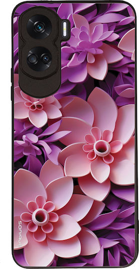 Sonique 3D Blumen-Serie Hülle für Honor 90 Lite 5G Pink