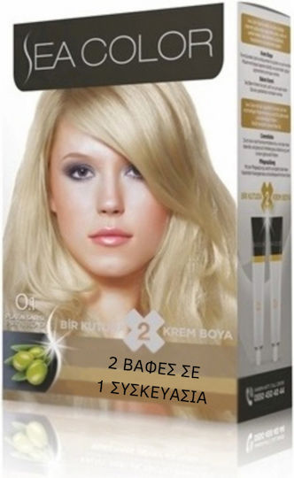 Sea Color Βαφή Μαλλιών 0.1 Platinum Blonde