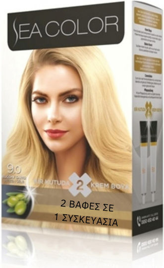 Sea Color Βαφή Μαλλιών 9.0 Wheat Blonde