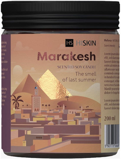 HiSkin Bon Voyage Marakesh Aromatic Soy Candle