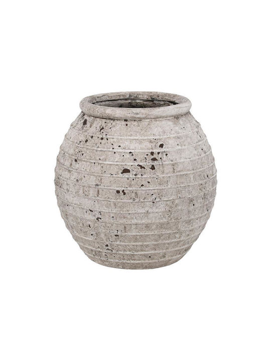 Ceramic Vase Fylliana Fl19311 Grey Color 16x16x16cm