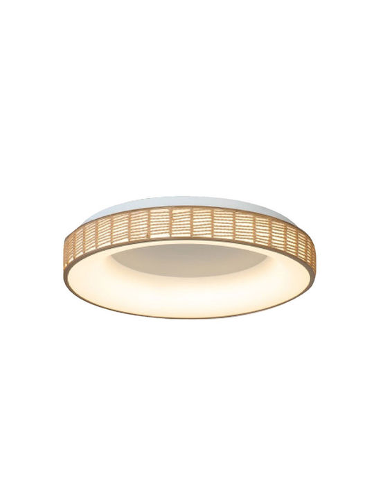 Inlight Таванно осветление Кафяв с Вграден LED
