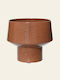 Beauty Home Planter Metal Brown 18x18cm.