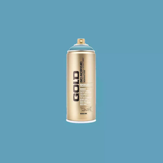 Montana Cans Spray Paint Acrylic with Metallic Effect Gold G5120 Mt. Everest 400ml