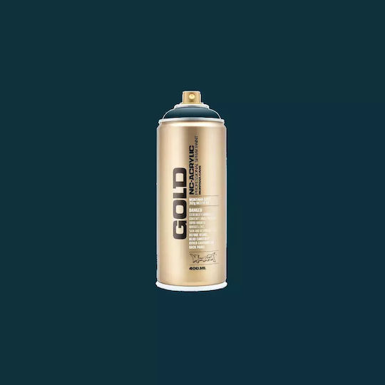 Montana Cans Σπρέι Βαφής Ακρυλικό με Μεταλλικό Εφέ Χρυσό G5160 Deep Sea 400ml