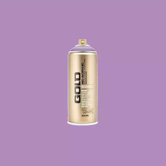 Montana Cans Spray Farbe Acryl mit Metallisch Effekt Gold G4210 Violett 400ml