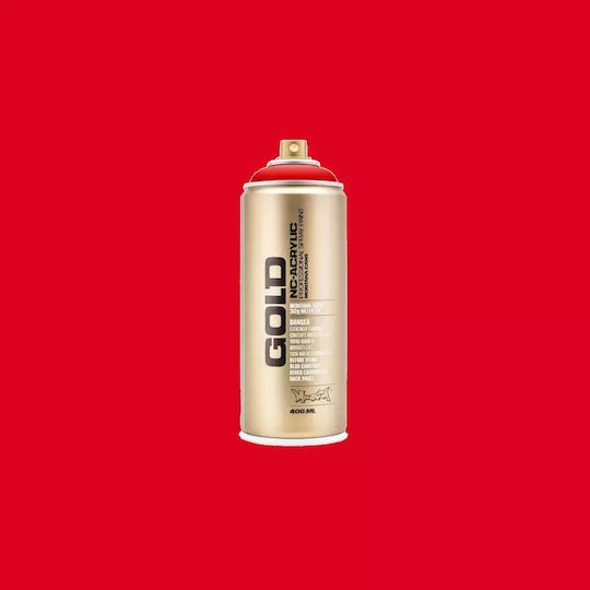 Montana Cans Σπρέι Βαφής Ακρυλικό με Μεταλλικό Εφέ Χρυσό Blood Orange 400ml